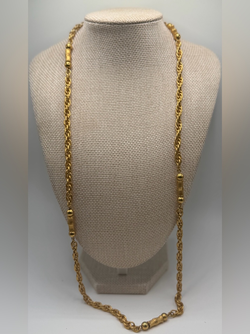Elegant Gold Rope Chain Necklace - Women's Jewelry